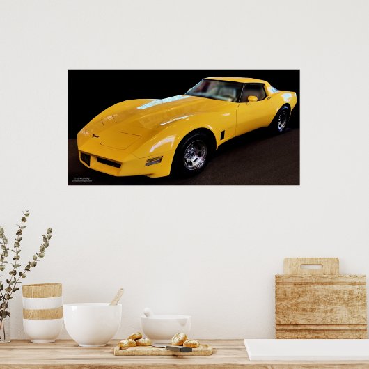1980 VETTE POSTER (Küche)