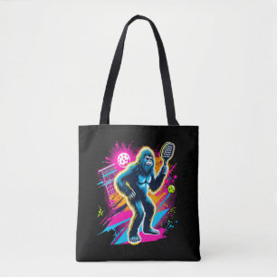 1980er Bigfoot Sasquatch Playing Pickleball Tasche