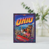 1980er Ohio Postkarte 80er Retro (Stehend Vorderseite)