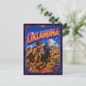 1980er Oklahoma Postkarte 80er Retro (Stehend Vorderseite)
