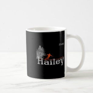 1980er Stil Hailey Idaho Vintage Skifahren Kaffeetasse