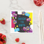 1980er Totally Phantastisch Party Napkins / Servie Serviette (Beispiel)