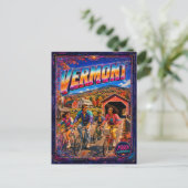 1980er Vermont Postkarte 80er Retro (Stehend Vorderseite)