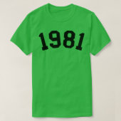 1981 1 T-Shirt (Design vorne)