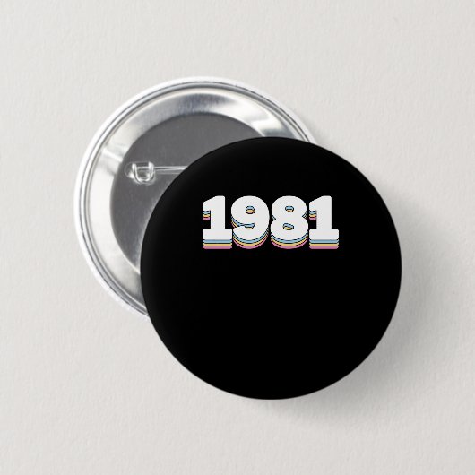 1981 BUTTON (Vorne & Hinten)