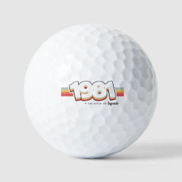 1981 Die Geburt von Legenden Golfball