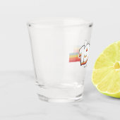 1981 Die Geburt von Legenden Schnapsglas (Links)