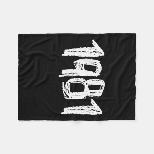 1981 Geburtstag1 Fleecedecke (Vorderseite (Horizontal))