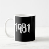 1981 Geburtstag1 Kaffeetasse (Links)