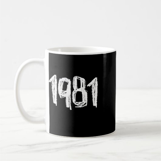 1981 Geburtstag1 Kaffeetasse (Links)
