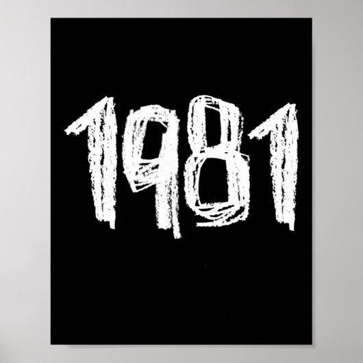 1981 Geburtstag1 Poster (Vorne)
