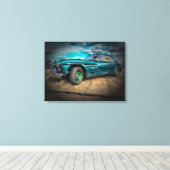 1981 Jensen Leinwanddruck (Insitu (Holzboden))