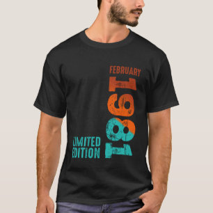 1981 Limitierte Auflage 1981 Februar 1981 Jahr 198 T-Shirt