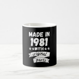 1981 mit Originalteilen hergestellt, Kaffeetasse
