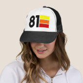 1981 Retro Birthday Poly Foam Trucker Hat Truckerkappe (Beispiel)