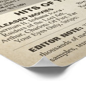 1981 Stethoscope Times for Nurse Retirement Party Poster (Ecke)