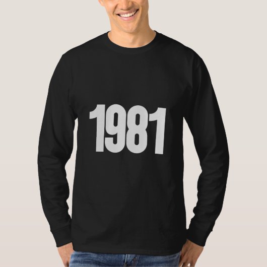 1981 T-Shirt (Vorderseite)