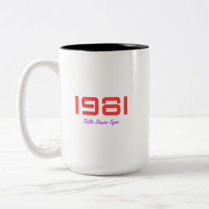 1981 Top-Song, Bette Davis Eyes Zweifarbige Tasse