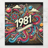 1981 WEINETIKETT (Einzelnes Label)