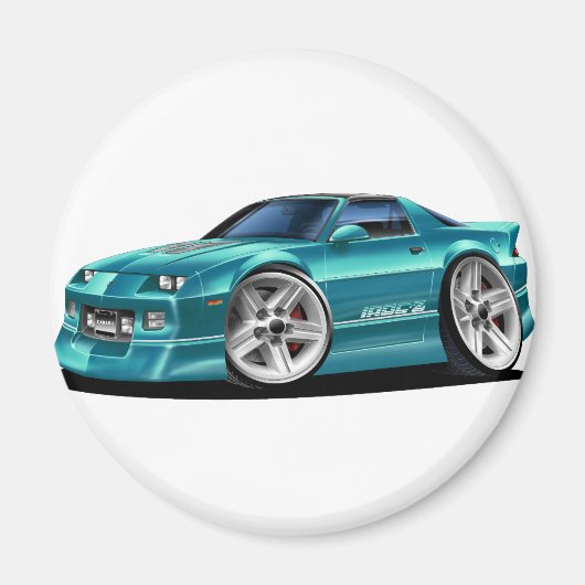 1982-92 Camaro Aquamarin Car Magnet (Vorne)