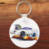 1982-92 Camaro Weißer Wagen Schlüsselanhänger (Vorderseite)