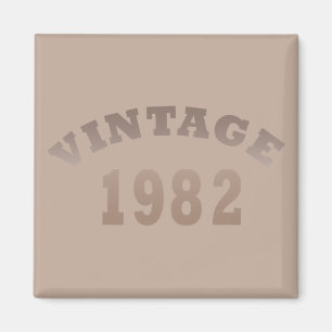 1982 geboren, elegante moderne vintage Geburtstag Magnet