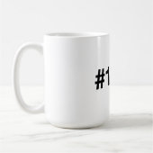 1982 Hashtag 43 Geburtstag Jahrestag Kaffeetasse (Links)