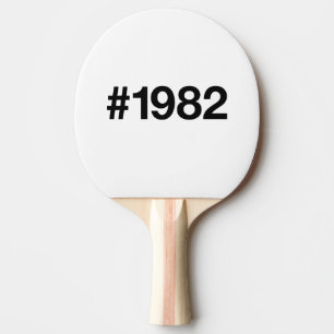 1982 Hashtag 43 Geburtstag Jahrestag Tischtennis Schläger