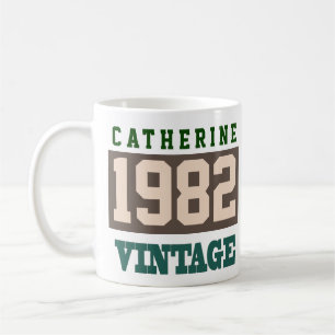 1982 Jahr der Geburt - Geburtstagsfeier Kaffeetasse