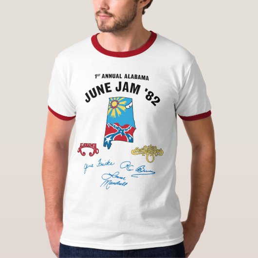 1982 June Jam Vintage Ringer T-Shirt (Vorderseite)