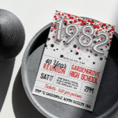 1982 Uni-Wiedersehen Einladung