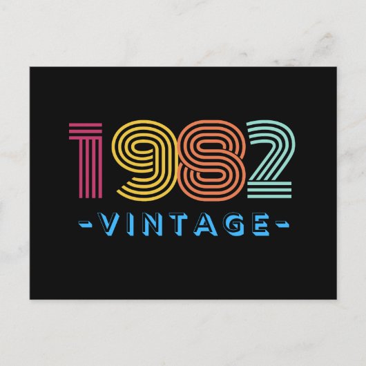 1982 Vintage Postkarte - Retro- (Vorderseite)