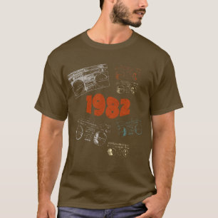 1982 zur Retromusik T-Shirt