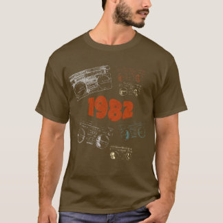 1982 zur Retromusik T-Shirt