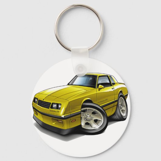 1983-88 Monte Carlo Gelber Wagen Schlüsselanhänger (Vorderseite)