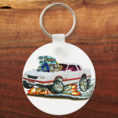 1983-88 Monte Carlo Weißer Wagen Schlüsselanhänger (Vorderseite)