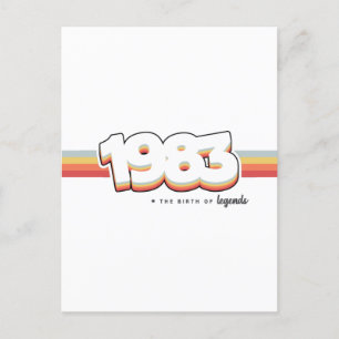 1983 Die Geburt der Legenden Postkarte