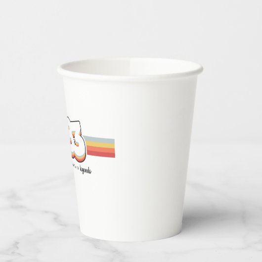 1983 Die Geburt von Legenden Pappbecher (Links)