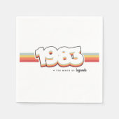 1983 Die Geburt von Legenden Serviette (Vorderseite)