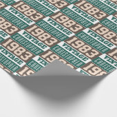 1983 geboren geschenkpapier (Ecke)