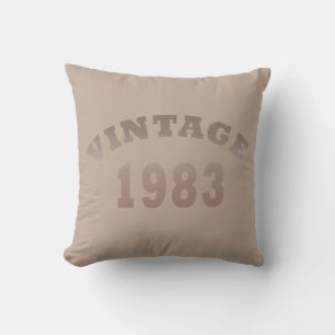 1983 Geborenes elegantes modernes Vintage-Geburtst Kissen