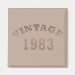 1983 geborenes elegantes Vintage-Geburtstagsfeier- Magnet