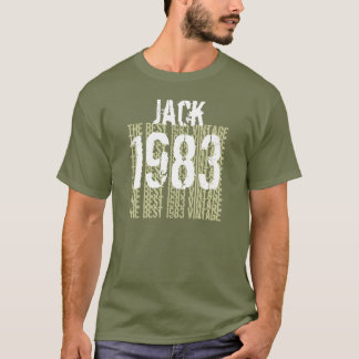 1983 Geburtstags-Jahr-beste 1983 Vintage T-Shirt