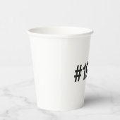 1983 Hashtag 42 Geburtstagsfeier Pappbecher (Rechts)