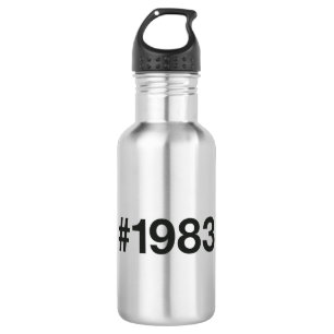 1983 Hashtag 43. Geburtstag 43 Jahre Edelstahlflasche