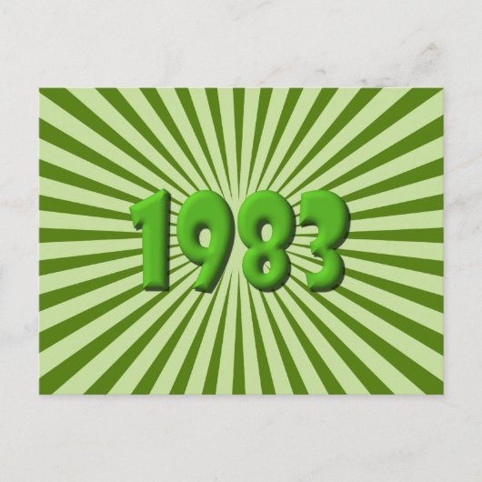 1983 POSTKARTE (Vorderseite)