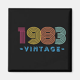 1983 Vintag Magnet, Retro - Geschenk Magnet