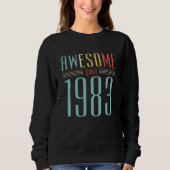 1983 Vintager Geburtstag Sweatshirt (Vorderseite)