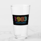 1983 Vintages Bierglas- Geschenk- Retro Glas (Vorderseite)