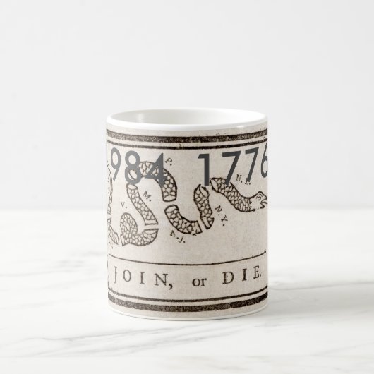 1984 = 1776 Beitritt oder die Tasse (Mittel)